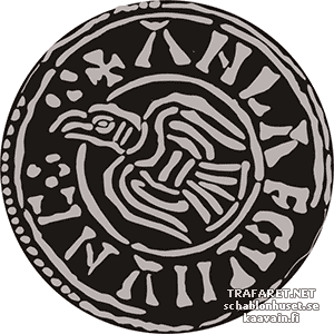 Le sou de Viking - pochoir pour la décoration