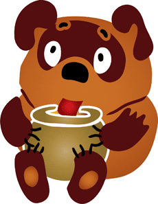 Duvet et miel - pochoir pour la décoration