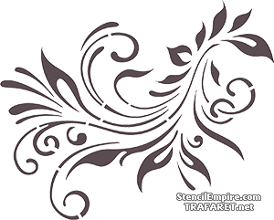 Motif dentelle 110 - pochoir pour la décoration