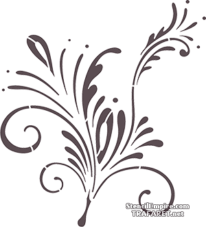 Motif dentelle 17 - pochoir pour la décoration