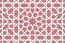 Alhambra 07a - pochoirs avec motifs arabes