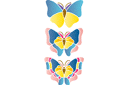 Gros papillons 3 - pochoirs avec papillons et libellules