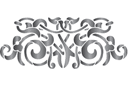 Motif mauresque 2 - pochoirs avec différents motifs