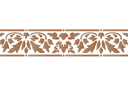 Bordure de tapisserie - pochoirs pour bordures classiques