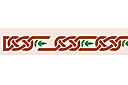 Guirlande - pochoirs avec motifs celtiques