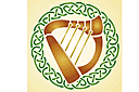 Harpe - pochoirs avec motifs celtiques