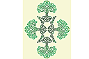 Croix - pochoirs avec motifs celtiques