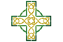 Croix magique - pochoirs avec motifs celtiques