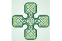 La grande croix - pochoirs avec motifs celtiques