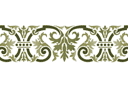 Bordure de style Empire 2 - pochoirs à motifs classiques
