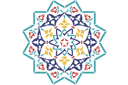 Arabesque 106a - pochoirs avec motifs arabes