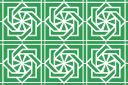 Spirales géométriques - pochoirs avec motifs répétitifs