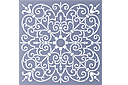 Treillis mince - motif - pochoirs avec motifs de dentelle