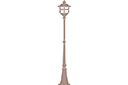 Grande lanterne 016 - pochoirs avec des points de repère et des bâtiments