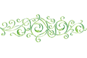 Monogramme dentelle 01 - pochoirs avec motifs de dentelle