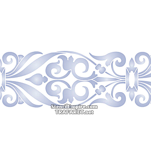 Bordure classique 150 - pochoir pour la décoration