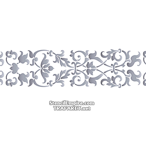 Bordure classique 151 - pochoir pour la décoration