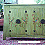 Commode vintage - armoires, bancs, tables etc. décorés au pochoir